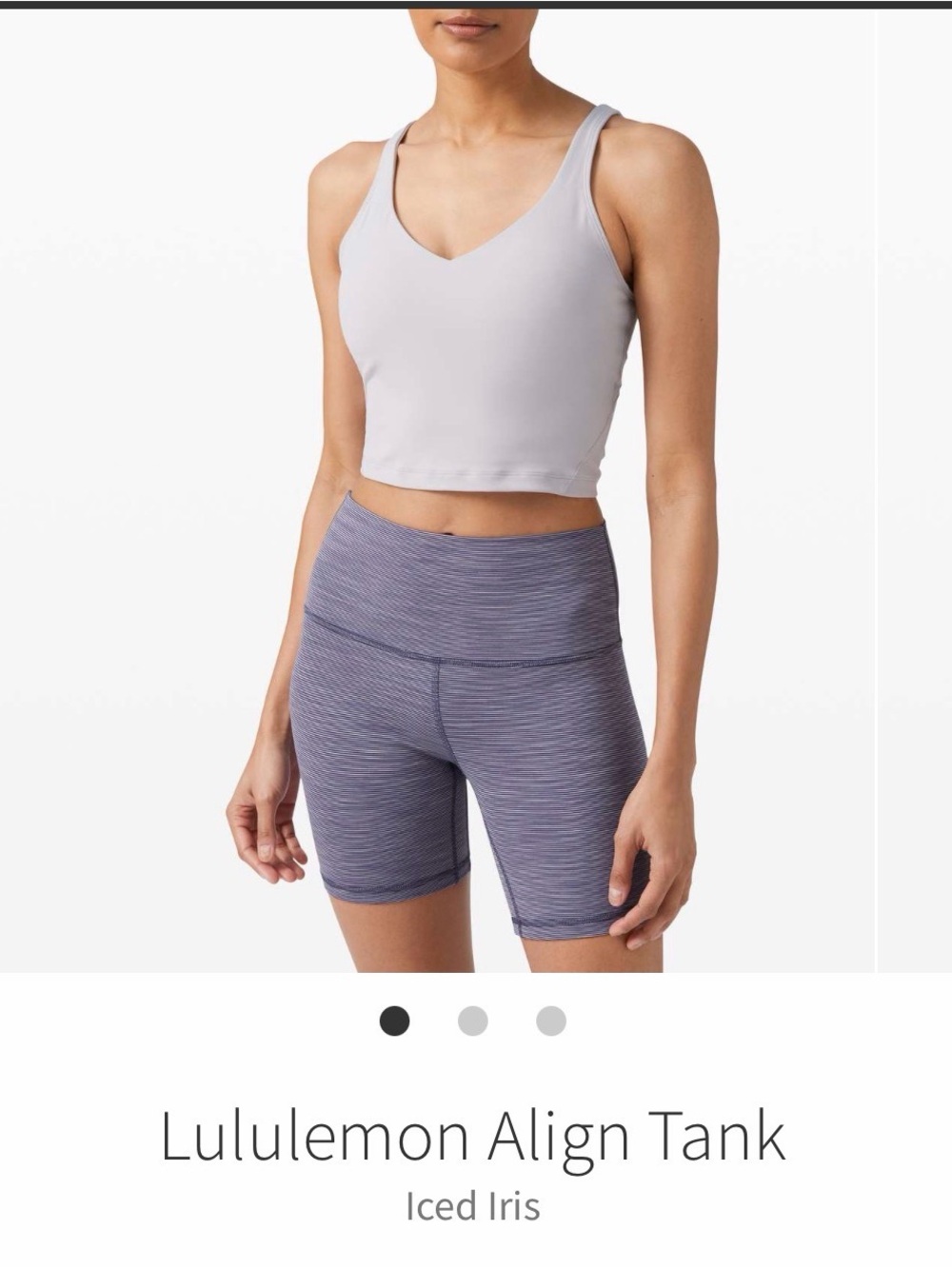 lululemon athletica Women’s Align tank — Iced Iris